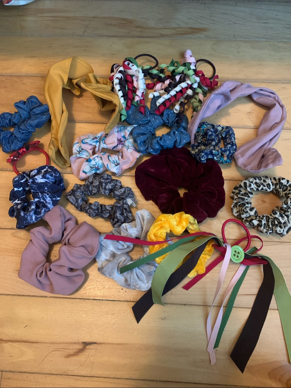 Scrunchie and Hair Accessory Lot